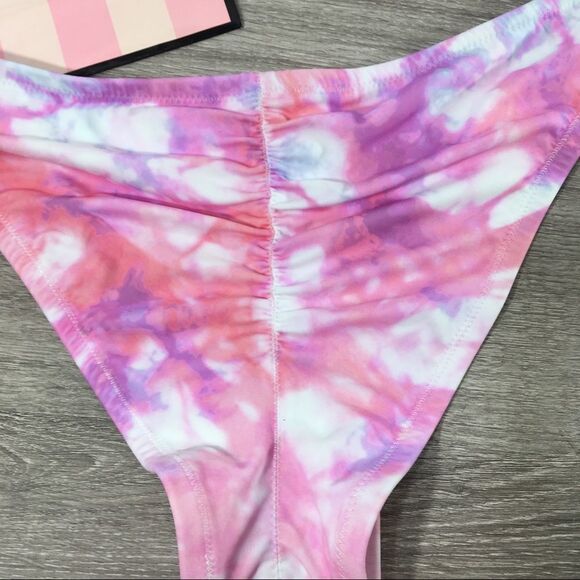 VS‎ TIE DYE SCRUNCH BIKINI SWIM BOTTOM NWT - Picture 5 of 5